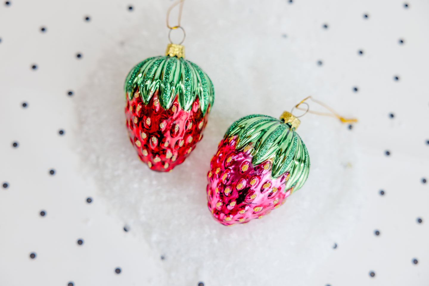 Vintage Strawberry Ornament